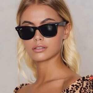 NWT RayBan Wayfarers RB2140 Black Ray ban Sunglasses